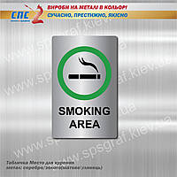 Табличка Место для курения. Табличка на металле место для курения. Місце для паління. Пиктограмма.