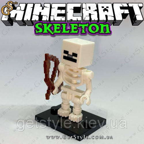 Фігурка Скелет Майнкрафт Minecraft Skeleton 4.5 см