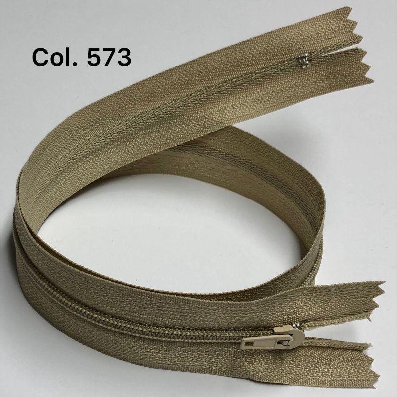 Блискавка для сукні (100 шт) тип 3. Довжина 50 см.