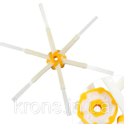 Шітка бічна для роботів пилососів iRobot Roomba 500 600 700, 6 лопатей, фото 1