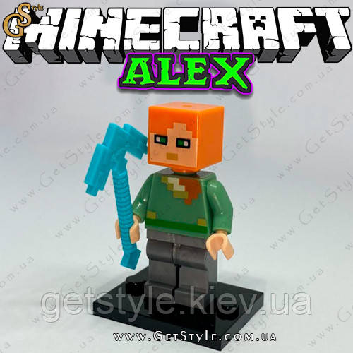 Фігурка Алекс Майнкрафт Alex Minecraft 4.5 см, фото 1