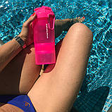 Шейкер спортивний SmartShake Original2GO 600ml Neon Pink, фото 7