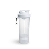 Шейкер спортивний SmartShake Slim 500ml Pure White, фото 4
