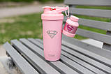 Контейнер Smartshake Whey2Go Funnel Pillbox 110ml DC Supergirl, фото 6