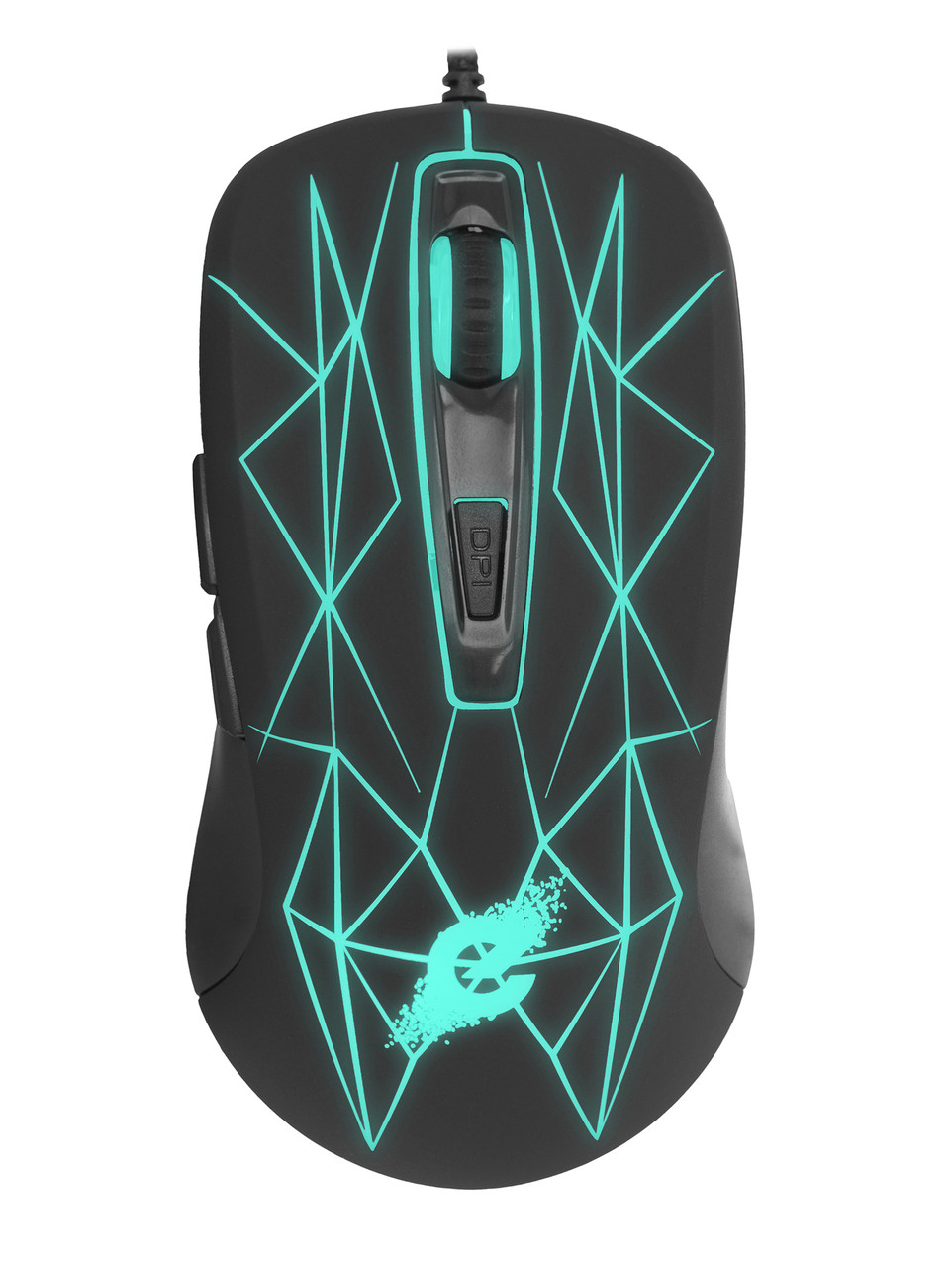 Мишка провідна оптична ERGO NL-760 з підсвіткою 800-2400 DPI Чорний