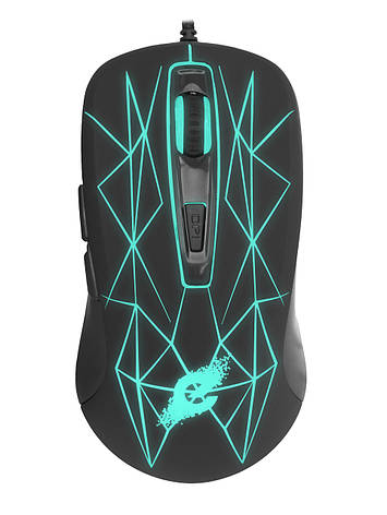 Мишка провідна оптична ERGO NL-760 з підсвіткою 800-2400 DPI Чорний, фото 1