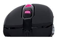 Мишка провідна оптична ERGO NL-630 USB з підсвіткою 1200-3200 DPI Чорний/ Червоний, фото 6