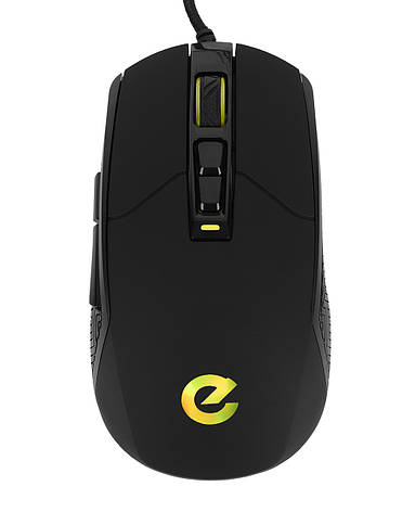 Мишка провідна оптична ERGO NL-270 USB 800-4800 DPI Чорний, фото 1