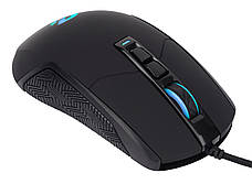 Мишка провідна оптична ERGO NL-270 USB 800-4800 DPI Чорний, фото 4