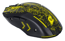 Мишка провідна оптична ERGO NL-640 USB з підсвіткою 800-2400 DPI Чорний, фото 3