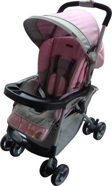 Коляска прогулочная Everflo E-301 pink/grey, фото 1
