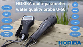 Мультипараметровий прилад HORIBA U-54(2M) (pH, ORP, DO, COND, Salinity, TDS, Seawater, Temp, Turb (tungsten),, фото 2