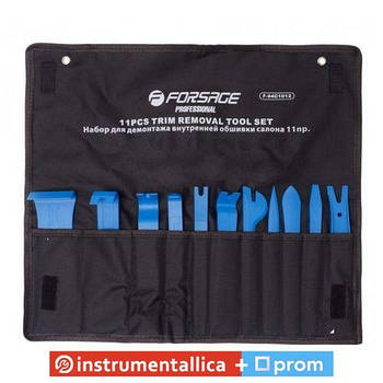 Набір пристосувань для демонтажу внутрішньої обшивки салону 11 предметів на полотні F-905M11 Forsage
