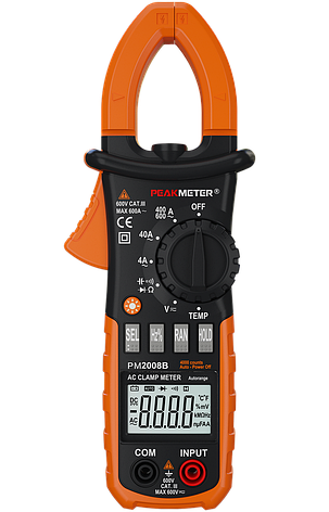 Мультифункціональні струмові кліщі Peakmeter PM2008B, фото 2