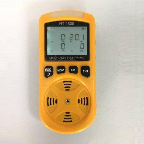 Газовий детектор 4 в 1 Walcom HT-1805 (H2S, O2, CO, LEL), фото 2
