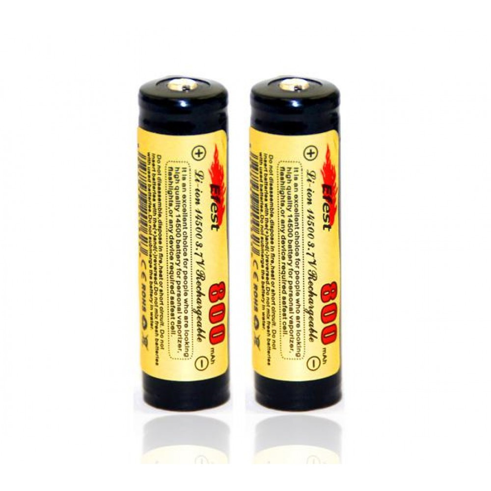 Акумулятор Efest 14500 800mAh з захистом