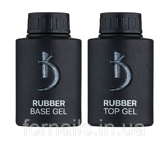 Набір Kodi Professional "BEST TWINS" (Rubber base gel 35 мл + Rubber top gel 35 мл)