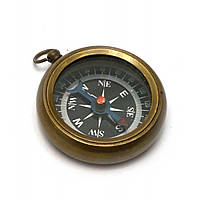 Компас бронзовий None " Brass Locket Compass" діаметр 4 см (DN29255)