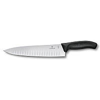 Кухонный нож швейцарский Victorinox SwissClassic Carving разделочный 25 см Черный (6.8023.25G) 100% оригинал