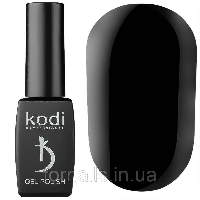 Гель-лак Kodi Professional №BW 100 (чорний, емаль), 8 мл