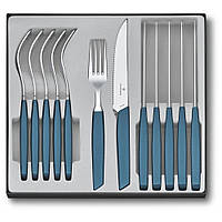 Набор столовых приборов Victorinox Swiss Modern Table Set 12 предметов Синий (6.9096.12W2.12) 100% оригинал