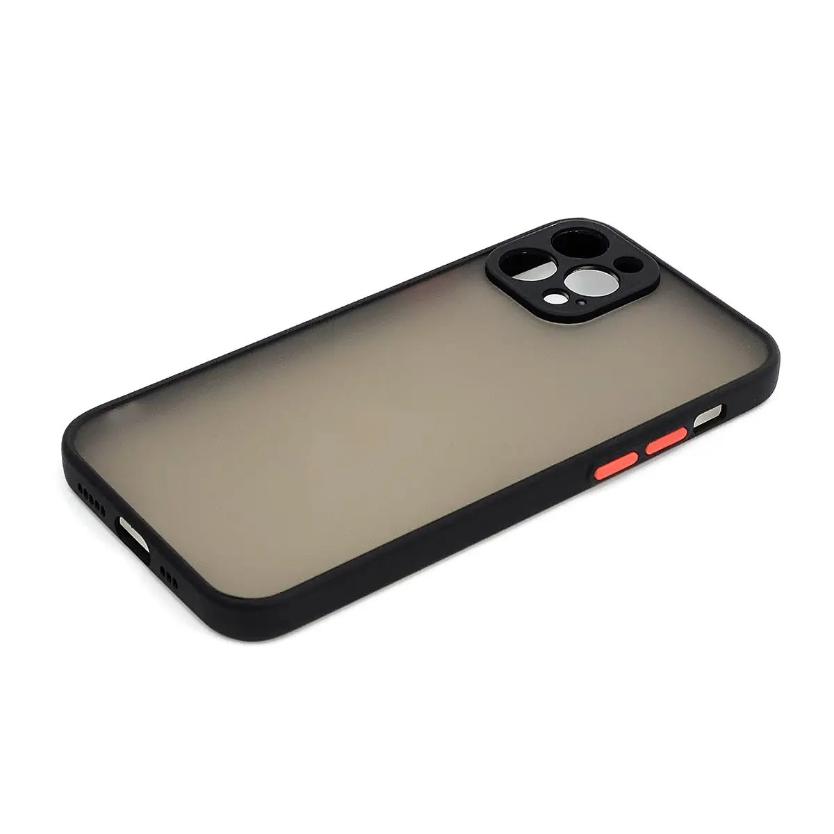 Силіконовий чохол з закритою камерою Avenger Totu для iPhone 12 Pro Max Black