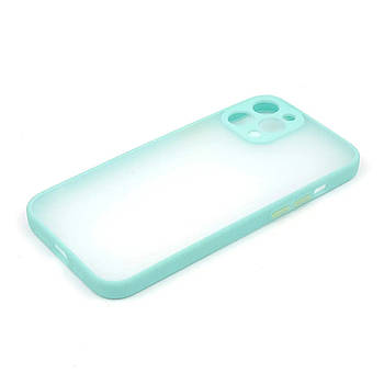 Силіконовий чохол з закритою камерою Avenger Totu для iPhone 12 Pro Light Blue