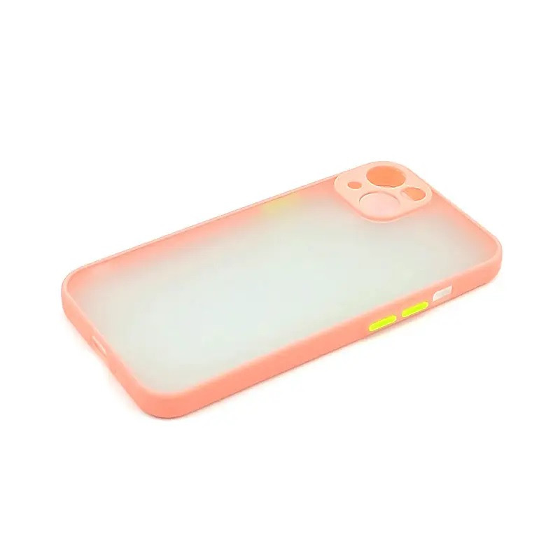 Силіконовий чохол з закритою камерою Avenger Totu для iPhone 14 Pink