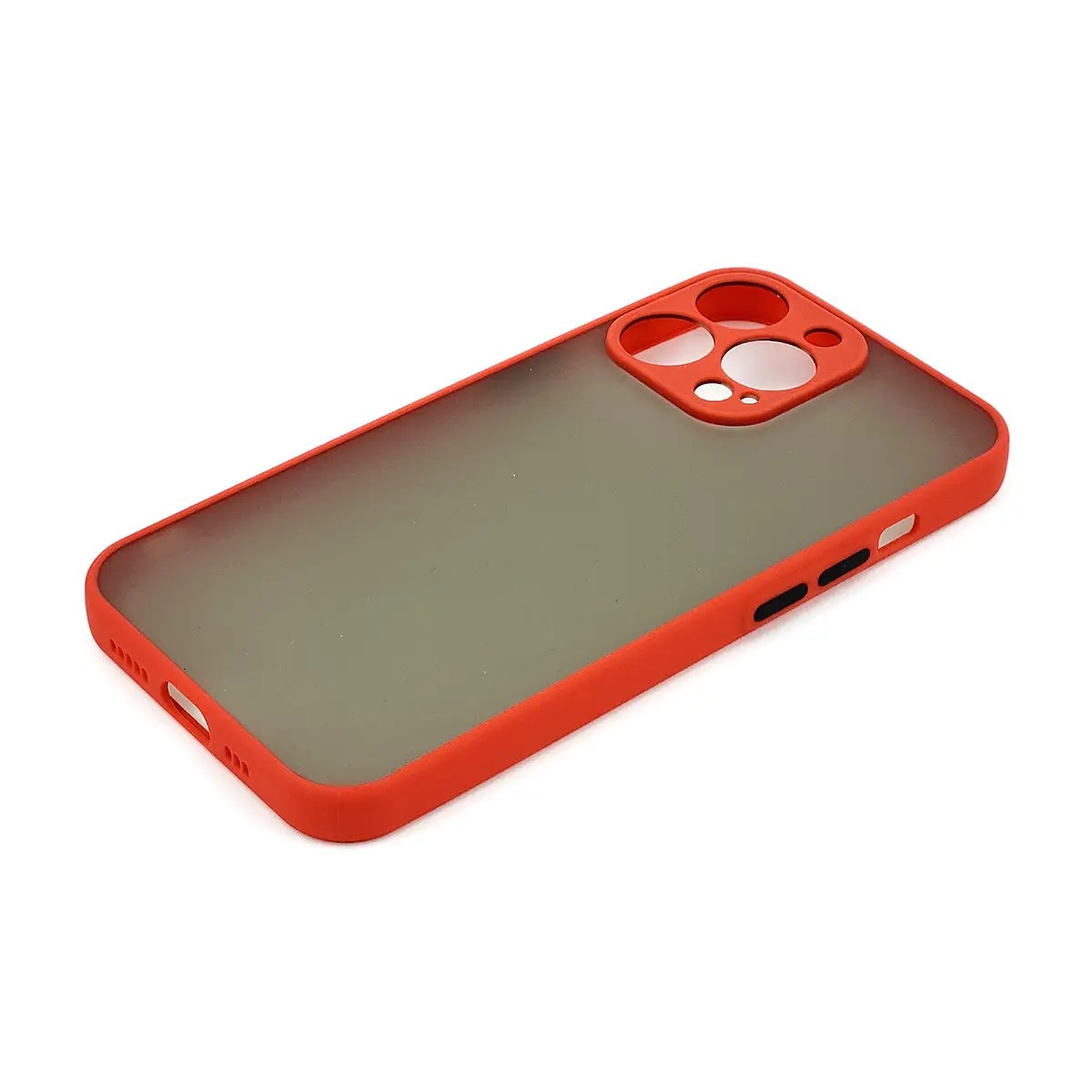 Силіконовий чохол з закритою камерою Avenger Totu для iPhone 14 Pro Max Red
