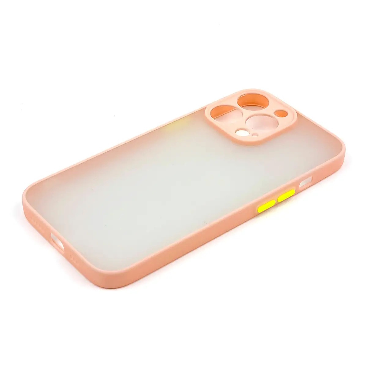Силіконовий чохол з закритою камерою Avenger Totu для iPhone 13 Pro Max Pink
