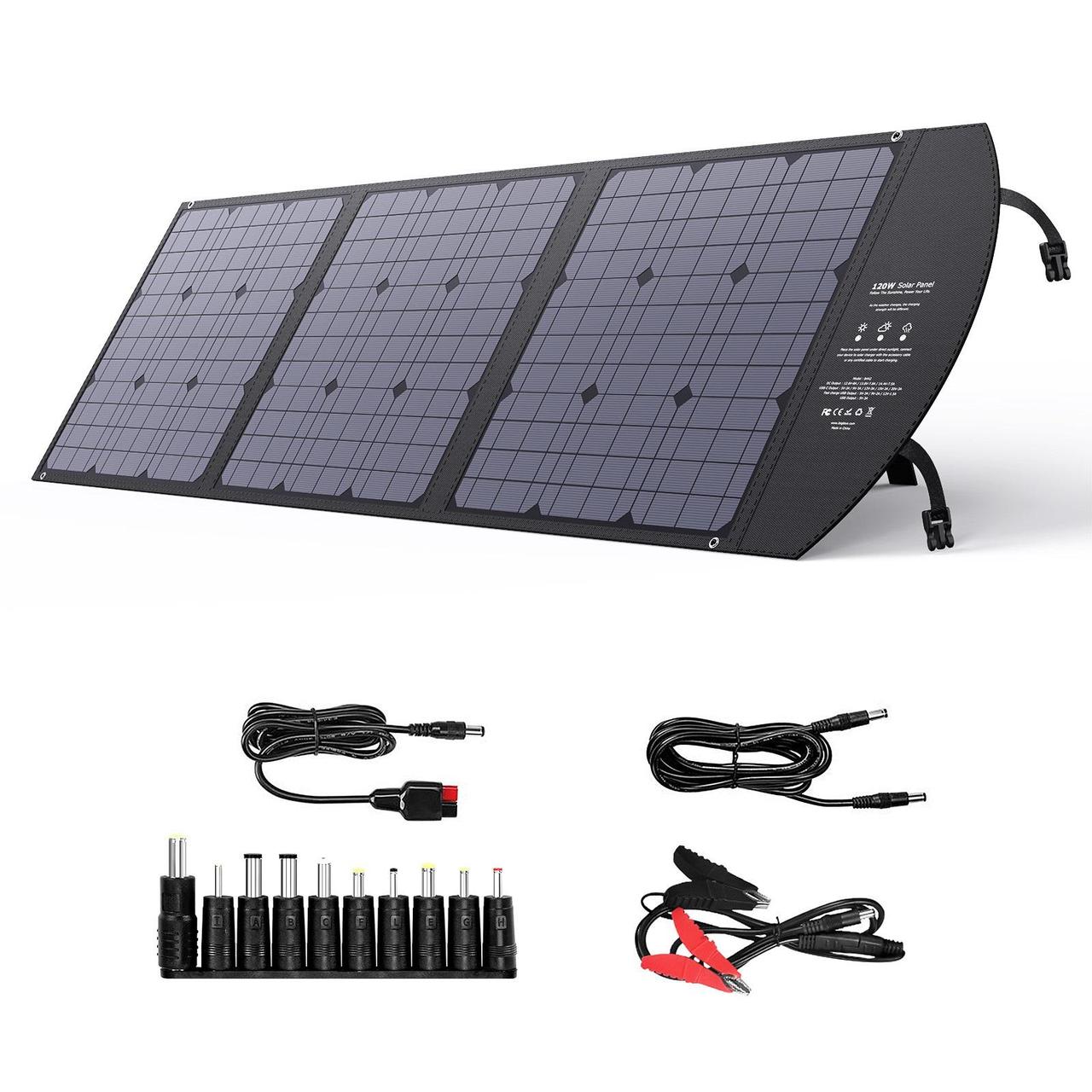 Портативний розкладний зарядний пристрій Altek ALT-120 (120W), фото 1