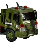 Машина дитяча військова іграшка для хлопчика інерційна з ракетною установкою і звуковими ефектами, фото 5