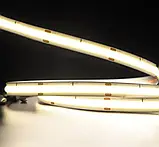 Світлодіодна стрічка COLORS, 24V, COB,10W, 900Lm, IP33, 3000K (DF10-24V-8mm-WW), фото 3