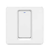 Вимикач світла настінний механічний без нейтральної лінії ZigBee mechanical switch 1g no neutral