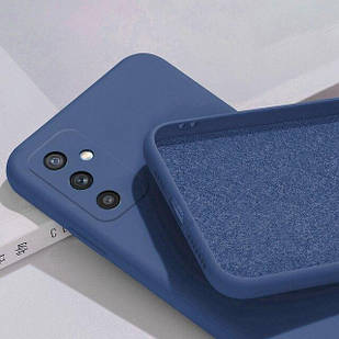 Чeхол Silicone Case Blue для Samsung Galaxy M52 (M526)