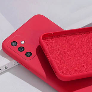 Чeхол Silicone Case Red для Samsung Galaxy M52 (M526)