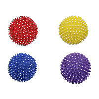 Игрушка ZooMax виниловая Мяч с шипами цветные 9,5 см