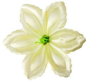 Квітка прес штучна №4 Кремовий 100 шт, Діаметр 12 см, Штучні квіти, Квіти для декору прес