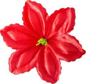 Квітка прес штучна №4 червона 100 шт, Діаметр 12 см, Штучні квіти, Квіти для декору прес