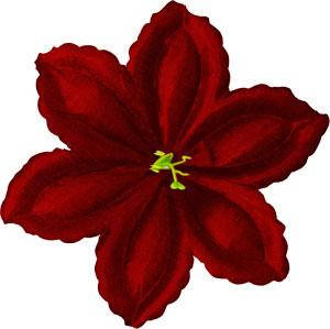 Квітка прес штучна №4 бордова 100 шт, Діаметр 12 см, Штучні квіти, Квіти для декору прес