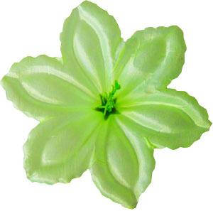 Квітка прес штучна №4 салатова 100 шт, Діаметр 12 см, Штучні квіти, Квіти для декору прес