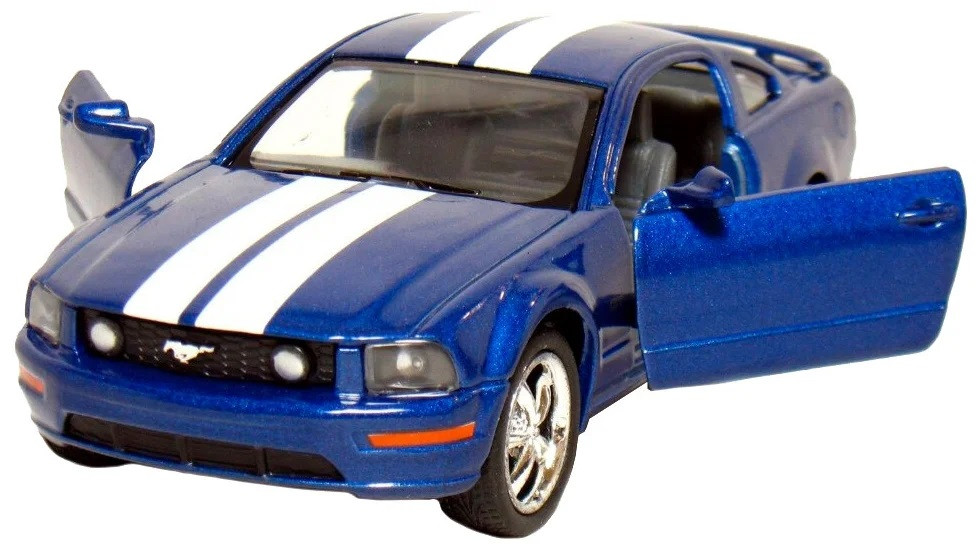 Модель легкова Ford Mustang GT (2006) 5” Kinsmart KT5091WF метал інерційна машинка іграшка для дітей Кінсмарт