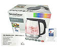 Скляний електрочайник з різнобарвною підсвіткою SilverCrest SWGF 3000 C1 (STRIX, 1.7 л, 3000 Вт, Німеччина), фото 10