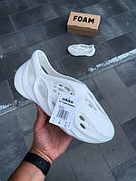 Adidas Yeezy Foam Runner White Тапочки мужские уличные белые. Адидас Изи Фоам Раннер Вайт Летние мужские тапки 41