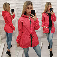 Жіноча демісезонна паркова арт А101 / демісезонна куртка / корали/ корали