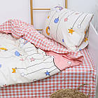 Комплект постільної білизни підлітковий сатин Viluta полуторний комплект, фото 4