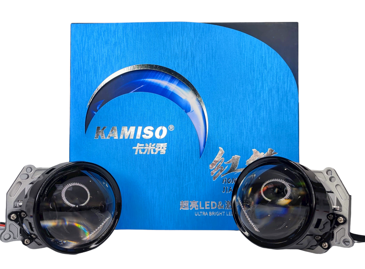 Лазерні Bi-LED Laser лінзи Aozoom Kamiso AAPD 08-05 3 дюйма 62Вт 12В 5500K