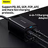 Блок живлення Baseus GaN3 Desktop Fast Charger 2C+2U 65W для ноутбуків MacBook| Google| HP| Lenovo| Huawei, фото 2