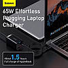 Блок живлення Baseus GaN3 Desktop Fast Charger 2C+2U 65W для ноутбуків MacBook| Google| HP| Lenovo| Huawei, фото 3