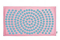 Акупунктурный массажный коврик розово-голубой 80х45 см. BST 140232